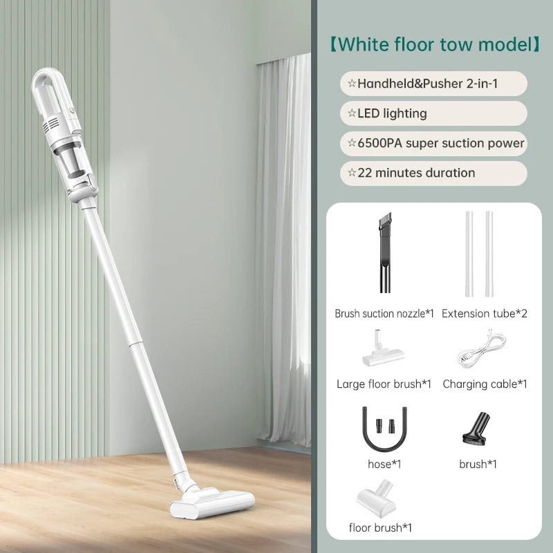 JMT-760970 High Power Cordless Handheld Vacuum Cleaner with Super Suction for Home and Car Cleanliness