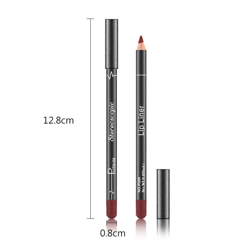 JMT-761098 Matte Velvet Lipstick Pen - Waterproof, Non-Marking, 12 Color Options, 1.5g