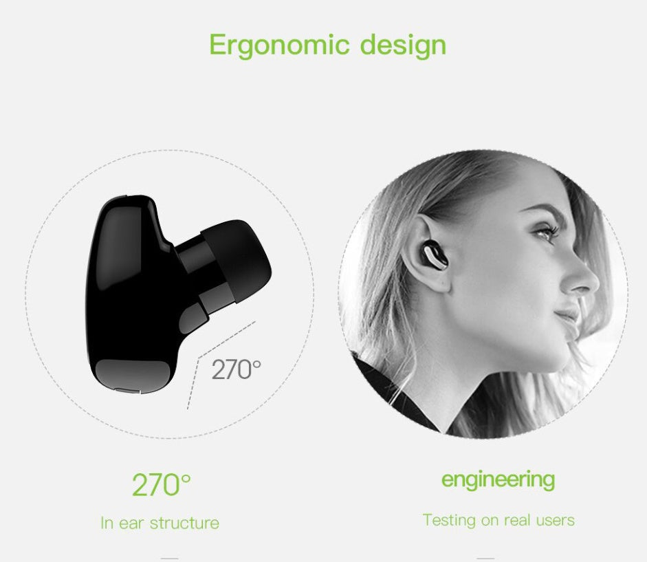 JMT-761162 K17 Stealth Wireless Bluetooth 4.1 Earphones with Power Display and Multi-Point Connection