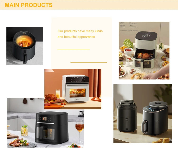 JMT-761418 Electric Air Fryer 11L - Oil-Free Cooking Appliance for Smart Homes