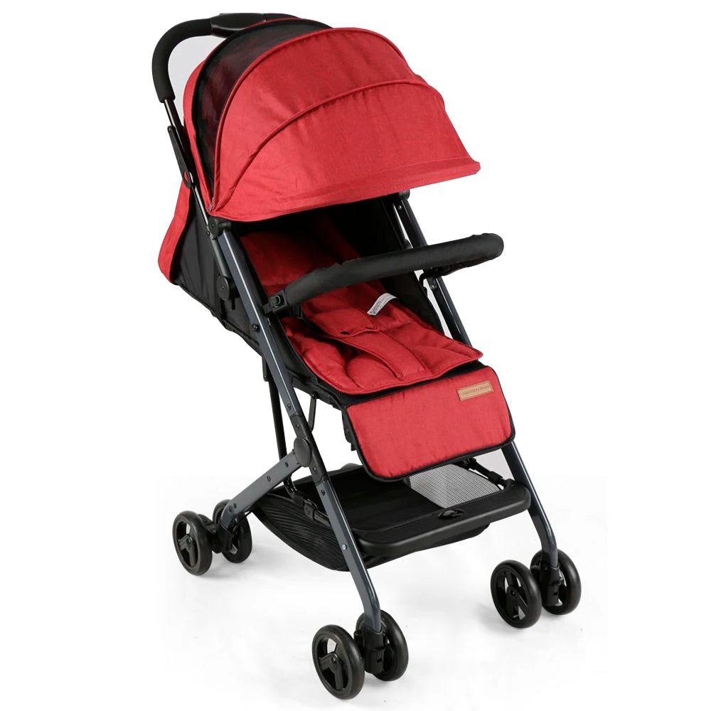 JMT-761674 Lightweight Folding Baby Stroller with Umbrella Canopy for Summer Travel and Newborns