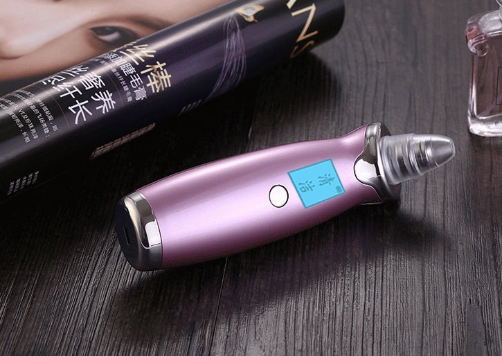 JMT-761802 Pore Vacuum Cleaner with Display - Blackhead Removal Device in Ivory White and Rose Gold