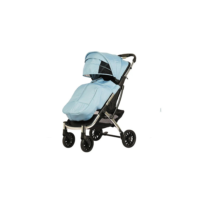 JMT-761802 Versatile Baby Stroller with Five-Point Safety Belt, Foot Cover, Mother Bag, and Cup Holder