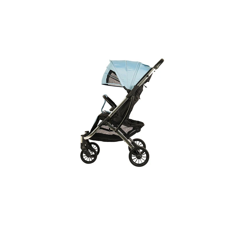 JMT-761802 Versatile Baby Stroller with Five-Point Safety Belt, Foot Cover, Mother Bag, and Cup Holder