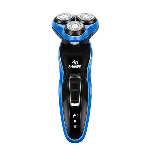 JMT-762058 4D Electric Rotary Shaver with Rechargeable Power and Body Wash Cleaning