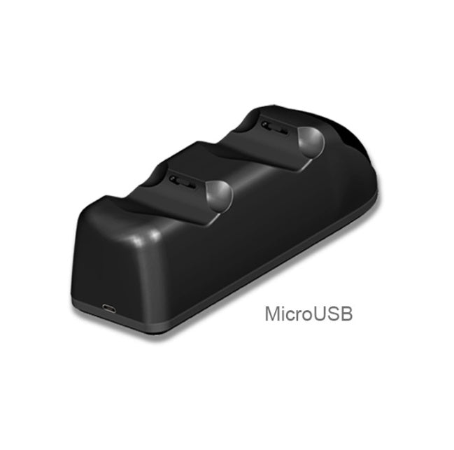JMT-762122 Dual PS4 Controller Charging Station with LED Indicator - Model TP4-889, USB Powered, 2.5-3 Hours Charge Time, 80cm Cable
