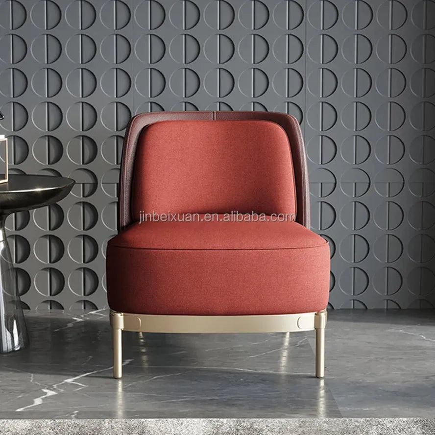 JMT-762570 Luxury Leather Reclining Chair - Innovative Folding Design for Bedroom and Living Room Comfort