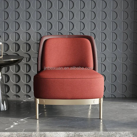 JMT-762570 Luxury Leather Reclining Chair - Innovative Folding Design for Bedroom and Living Room Comfort