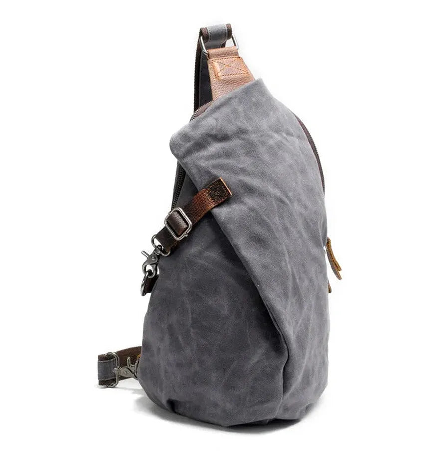 JMT-762698 Waterproof Canvas Messenger Shoulder Bag for Men