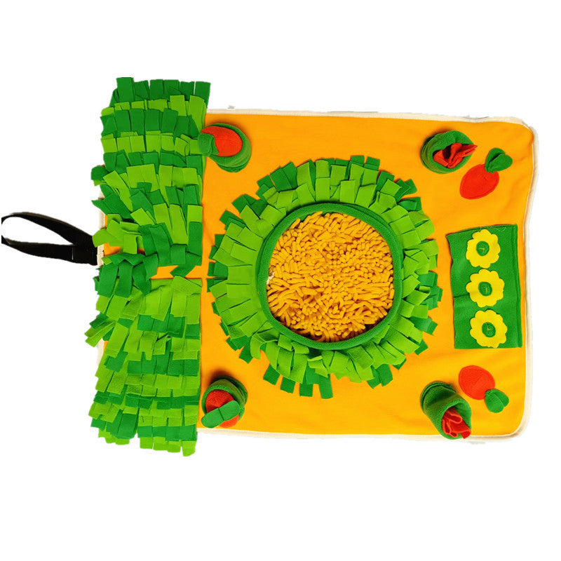 JMT-762954 Olfactory Pet Pad for Dogs with Sniffing Carrot and Fleece Material - 60 x 80 cm