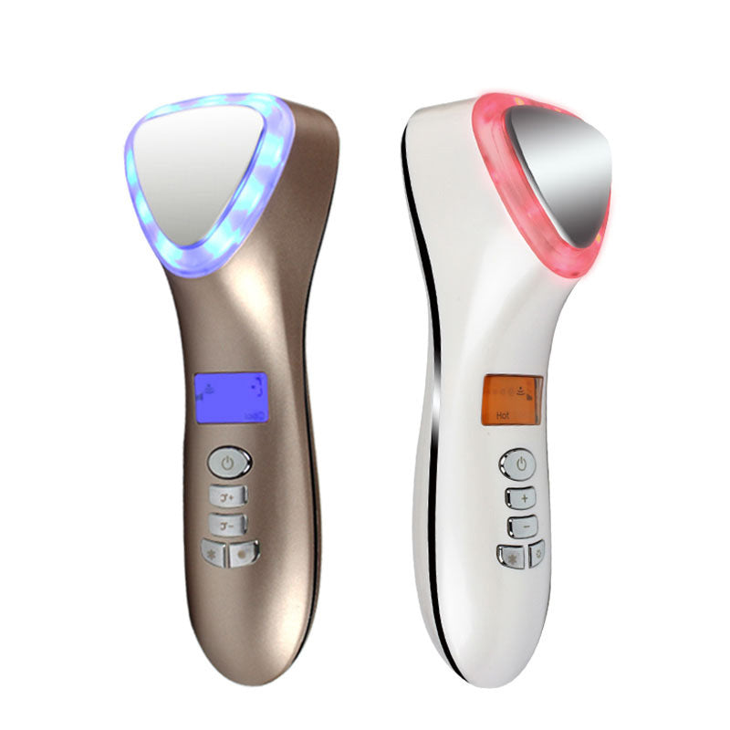 JMT-763210 Color Light Therapy Beauty Device with Cold/Hot Vibration and Intelligent Reminder