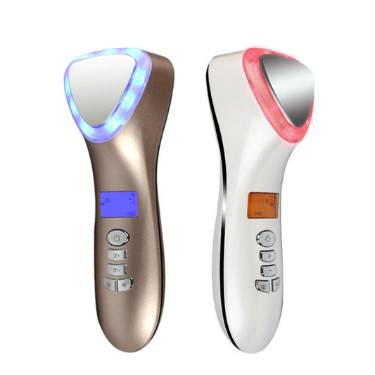 JMT-763210 Color Light Therapy Beauty Device with Cold/Hot Vibration and Intelligent Reminder