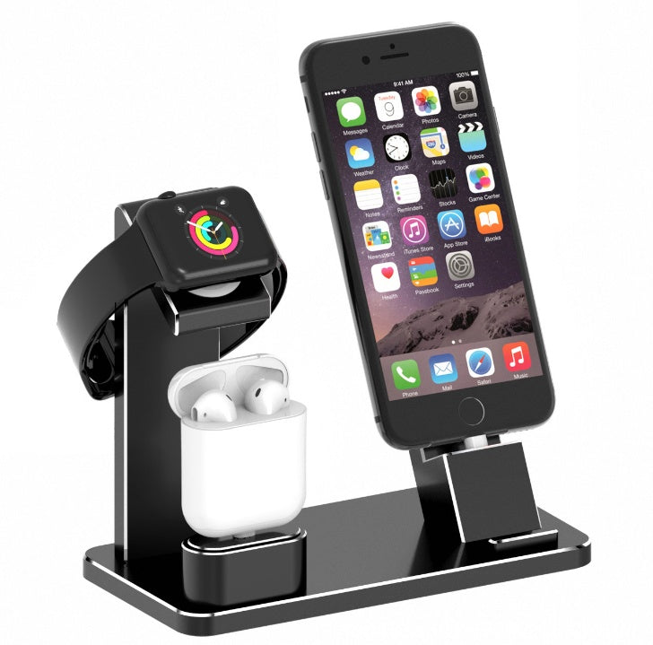 JMT-763658 4-in-1 Wireless Charging Dock for AirPods and Devices, Fast Charging, USB-C Compatible, ABS Material
