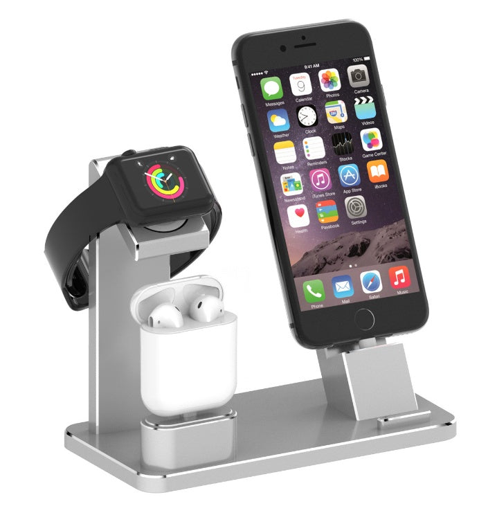 JMT-763658 4-in-1 Wireless Charging Dock for AirPods and Devices, Fast Charging, USB-C Compatible, ABS Material