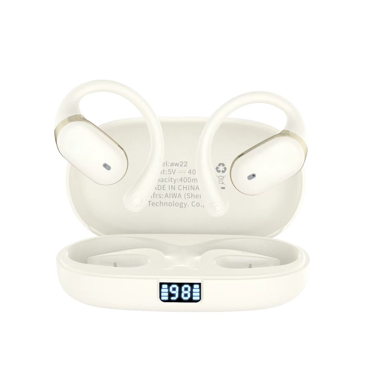 JMT-763786 Open Ear Outdoor Bluetooth Headset with Long Battery Life and Waterproof Design