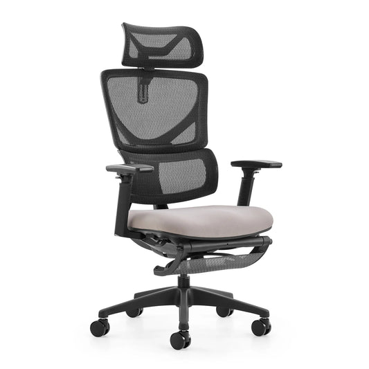 JMT-764554 Ergonomic Mesh Office Chair with Adjustable Footrest and BIFMA Certification