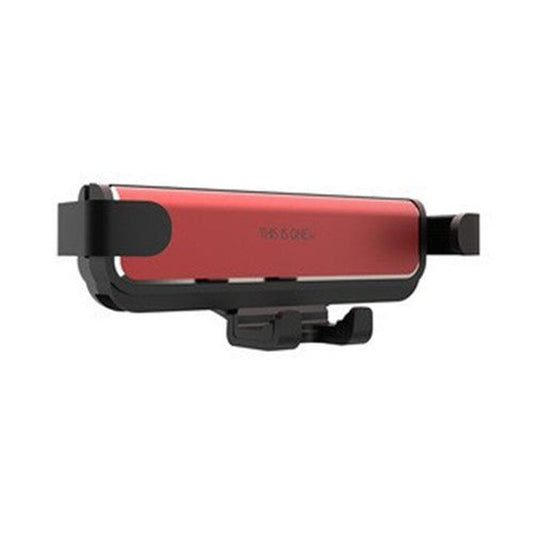JMT-764810 Universal Gravity Car Decoration Mini Bracket - Aluminum Alloy & Silicone, Multiple Color Options Available