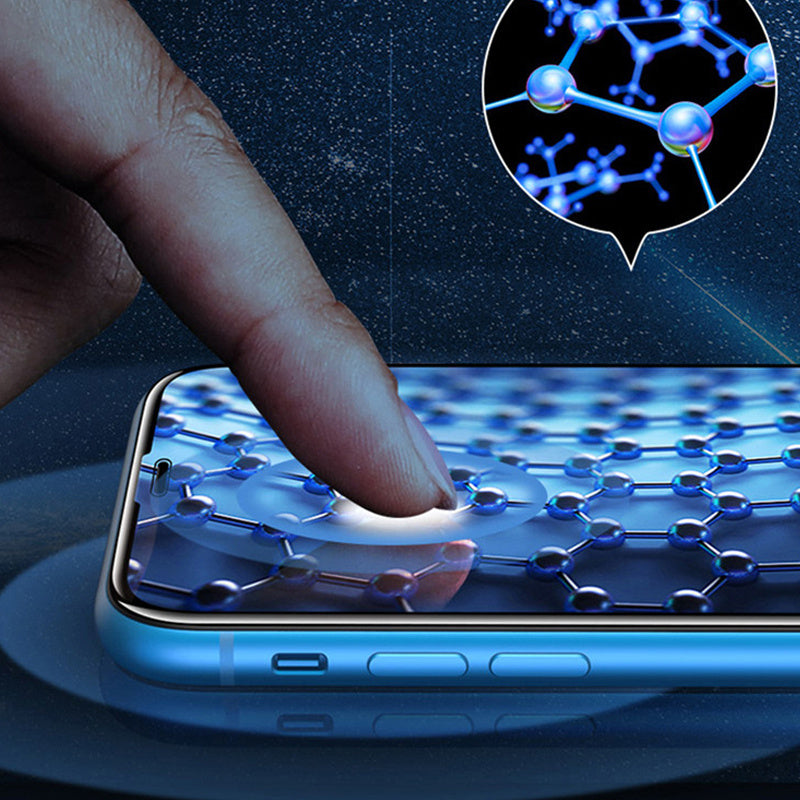 JMT-765130 Tempered Glass Anti-Fingerprint Screen Protector for iPhone - HD, Anti-Scratch, Reflective Film