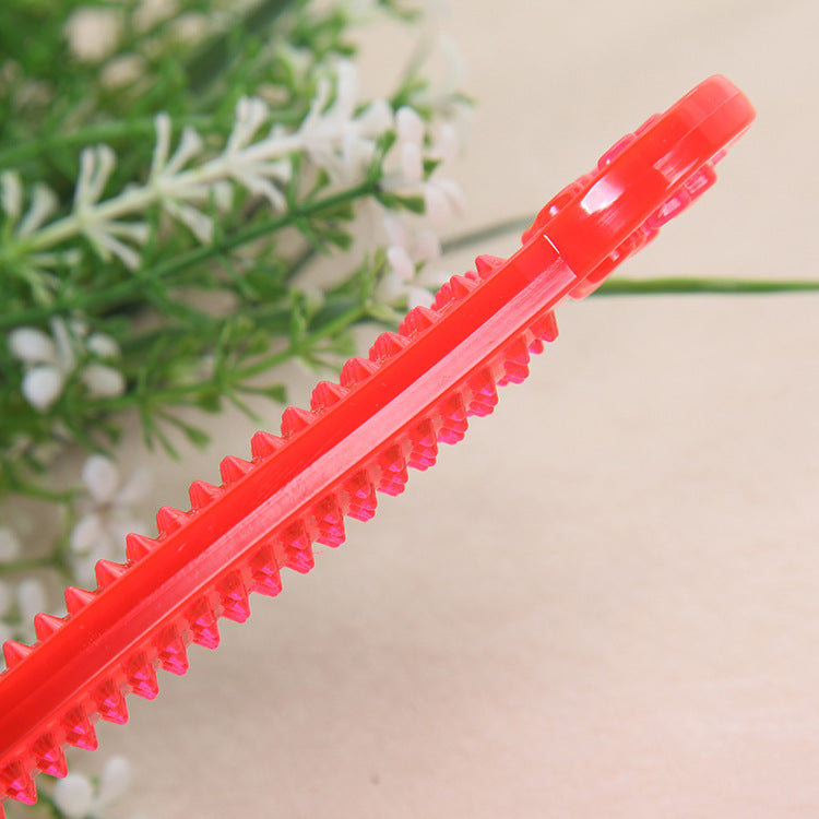 JMT-765258 Transparent PVC Flat Bone Dog Toy - Flexible & Bite-Resistant for Small to Large Dogs