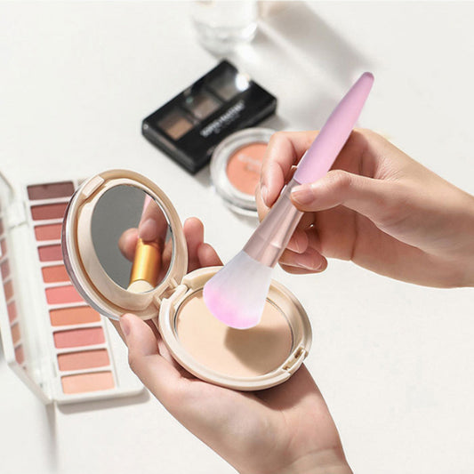 JMT-765386 5-Piece Makeup Brush Set with Soft High-Grade Fiber Bristles and Plastic Handles for Flawless Application