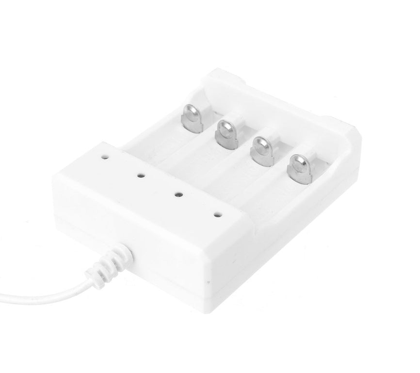 JMT-765450 Smart USB Plug 4-Slot Universal Battery Charger for 1.2V AA/AAA Rechargeable Batteries