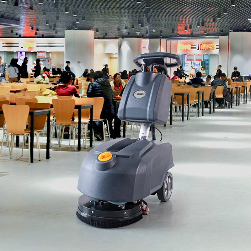 JMT-765578 Compact Walk-Behind Electric Single Brush Floor Scrubber M30