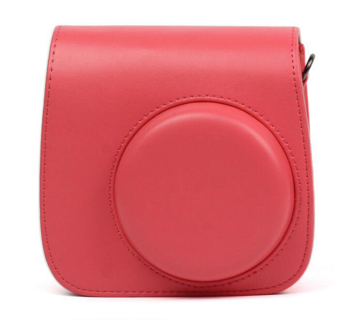 JMT-765642 Small Leather Shoulder Camera Bag - PU Material Protection Case