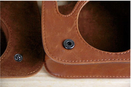 JMT-765642 Small Leather Shoulder Camera Bag - PU Material Protection Case