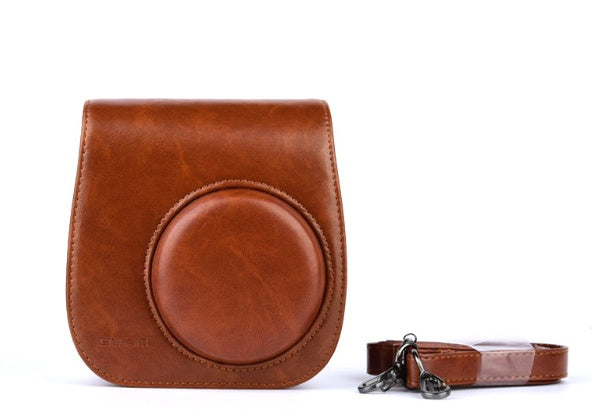 JMT-765642 Small Leather Shoulder Camera Bag - PU Material Protection Case