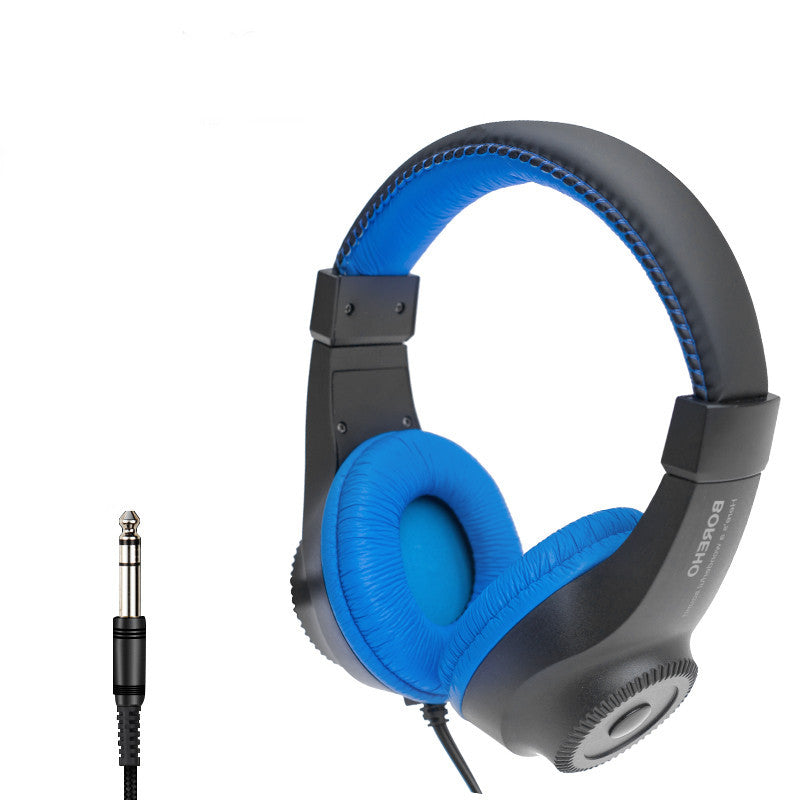 JMT-765770 Specialized 6.5MM Earphones for Musical Instruments - Available in Black, Red, Blue, and Rose Red