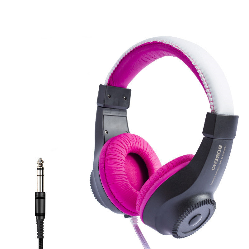 JMT-765770 Specialized 6.5MM Earphones for Musical Instruments - Available in Black, Red, Blue, and Rose Red