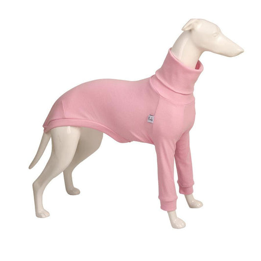 JMT-765898 High Neck Cotton Dog Shirt in Yellow, Pink, Gray, and Black