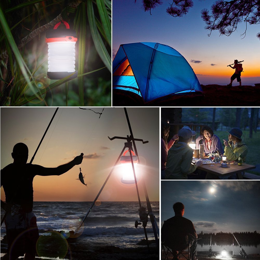 JMT-765962 Collapsible Solar Lantern for Outdoor Use and Emergency Lighting