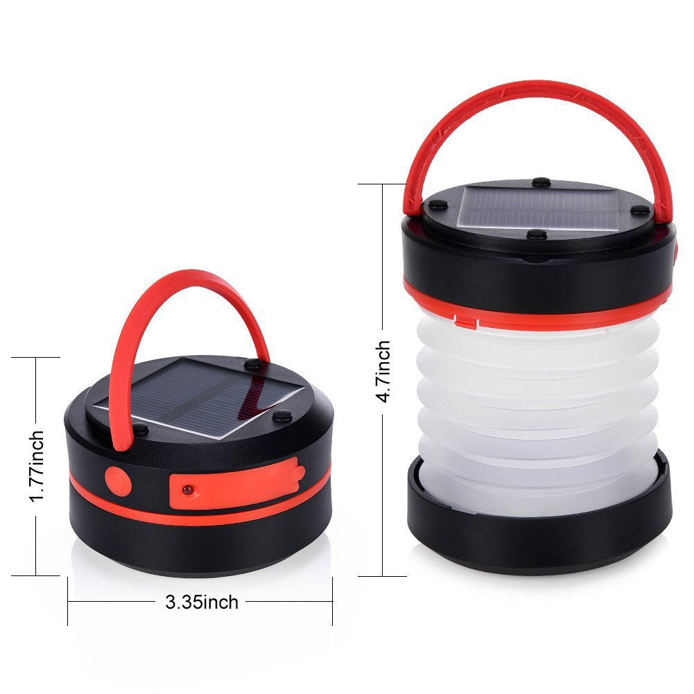 JMT-765962 Collapsible Solar Lantern for Outdoor Use and Emergency Lighting