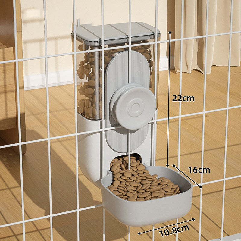 JMT-766090 Hanging Automatic Pet Food and Water Dispenser Set for Small Animals - Ideal for Rabbits, Ferrets, and Cats