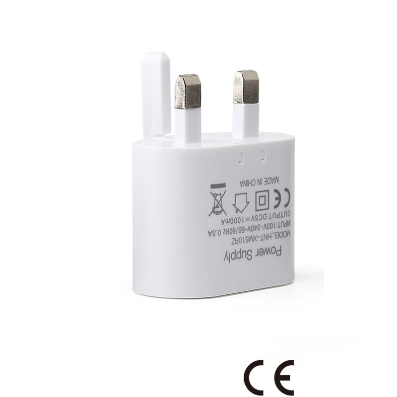 JMT-766602 5V 1A USB Power Adapter for Mobile Phones – EU/USA/Australia/UK Compatible