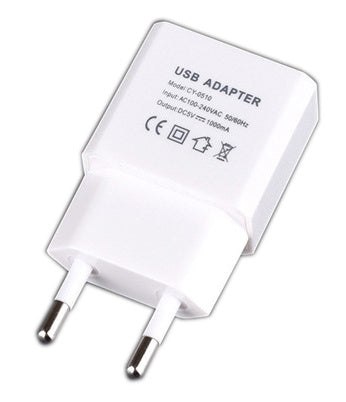 JMT-766602 5V 1A USB Power Adapter for Mobile Phones – EU/USA/Australia/UK Compatible