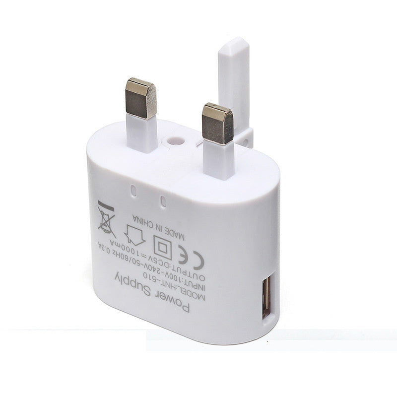 JMT-766602 5V 1A USB Power Adapter for Mobile Phones – EU/USA/Australia/UK Compatible