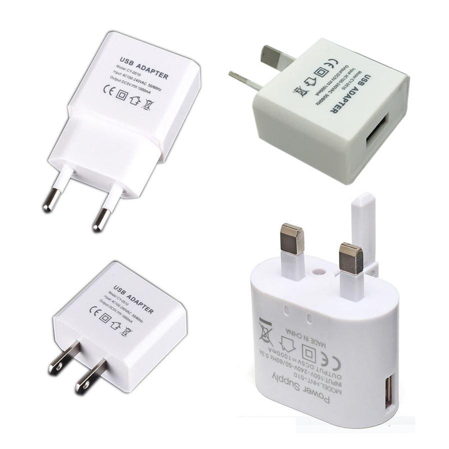 JMT-766602 5V 1A USB Power Adapter for Mobile Phones – EU/USA/Australia/UK Compatible