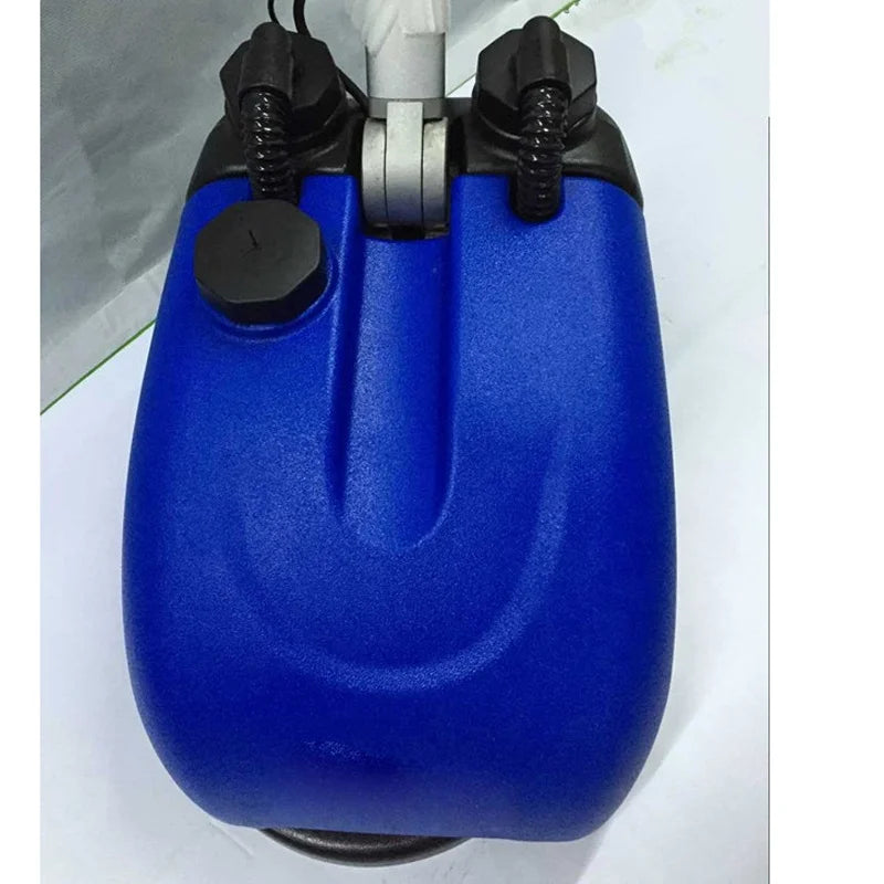 JMT-766730 Orange Mini Hand Push Battery-Powered Floor Cleaning Scrubber Dryer for Tile and Epoxy Surfaces