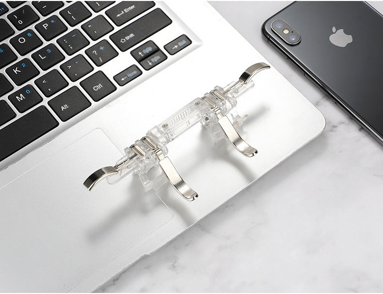 JMT-766730 Six-Finger Linkage Metal Gamepad for Smartphones - Ergonomic Joystick Accessory