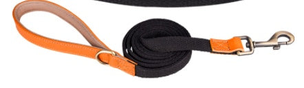 JMT-766922 First Layer Cowhide Dog Collar with Adjustable Drawstring - Available in Multiple Colors