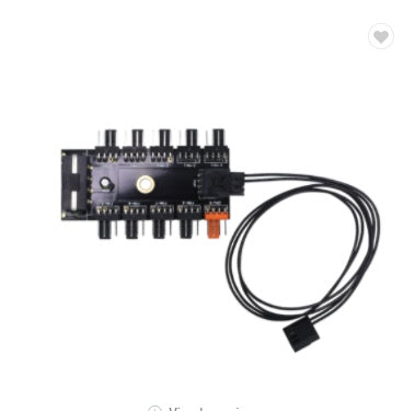 JMT-767434 Computer Fan Hub with Power Supply - Model: Fan Hub Item No. 1-10