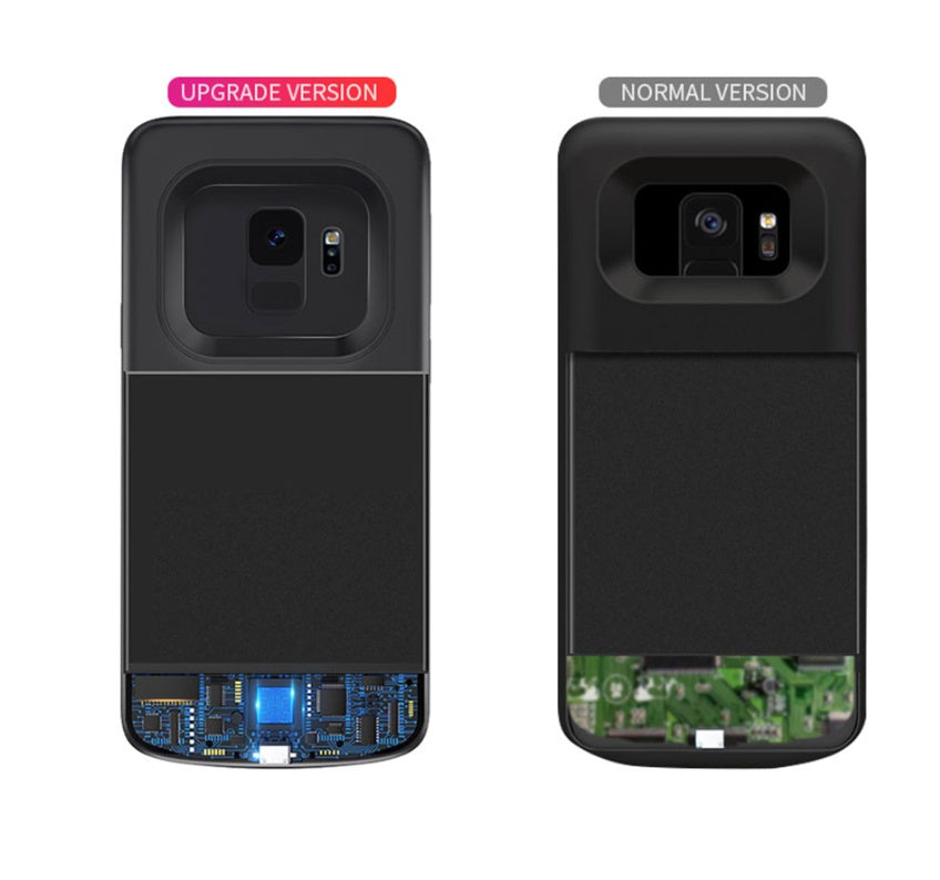 JMT-767434 Wireless Charging Phone Case for Samsung S8/S9 with Built-In Large Capacity Power Bank