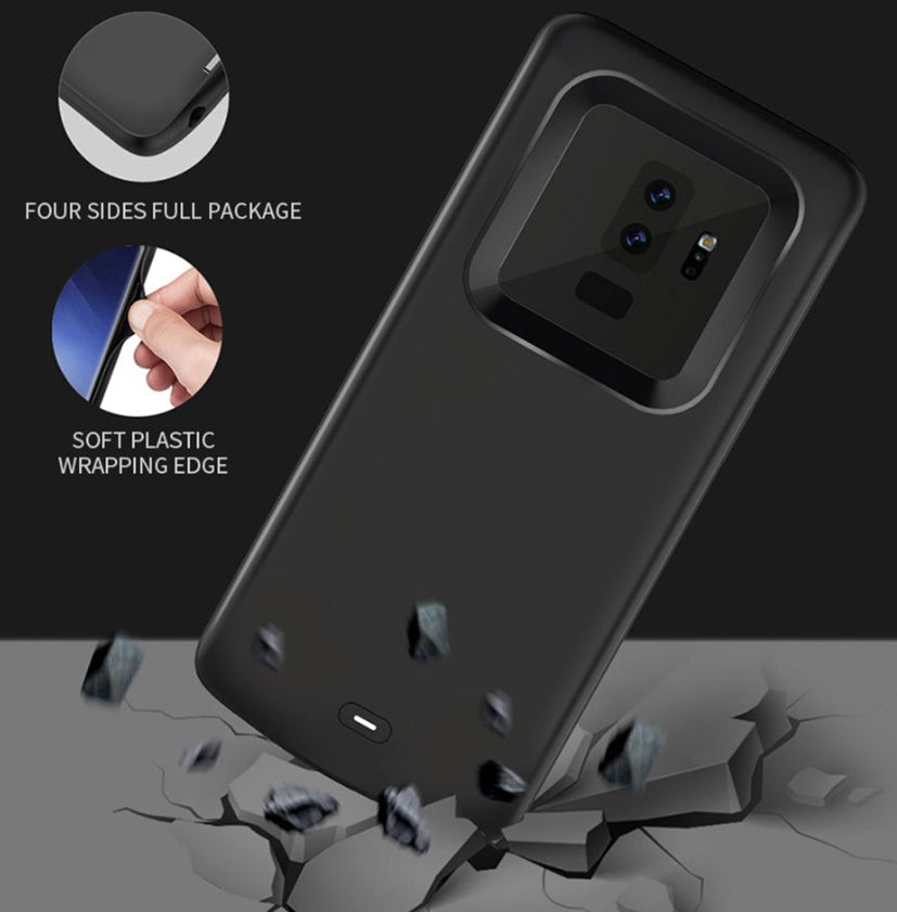JMT-767434 Wireless Charging Phone Case for Samsung S8/S9 with Built-In Large Capacity Power Bank