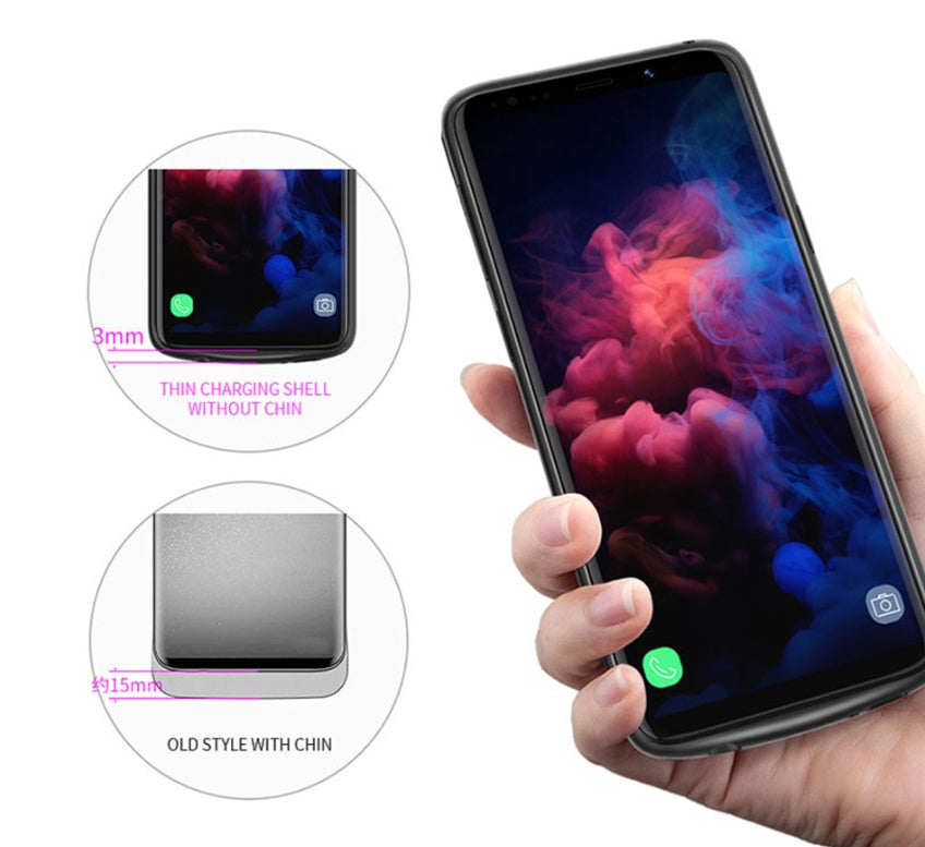 JMT-767434 Wireless Charging Phone Case for Samsung S8/S9 with Built-In Large Capacity Power Bank