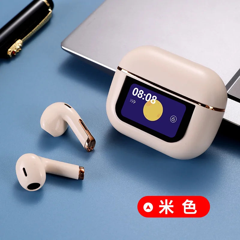 JMT-767434 Wireless In-Ear Headset with ENC, LED Battery Indicator, and Smart Display