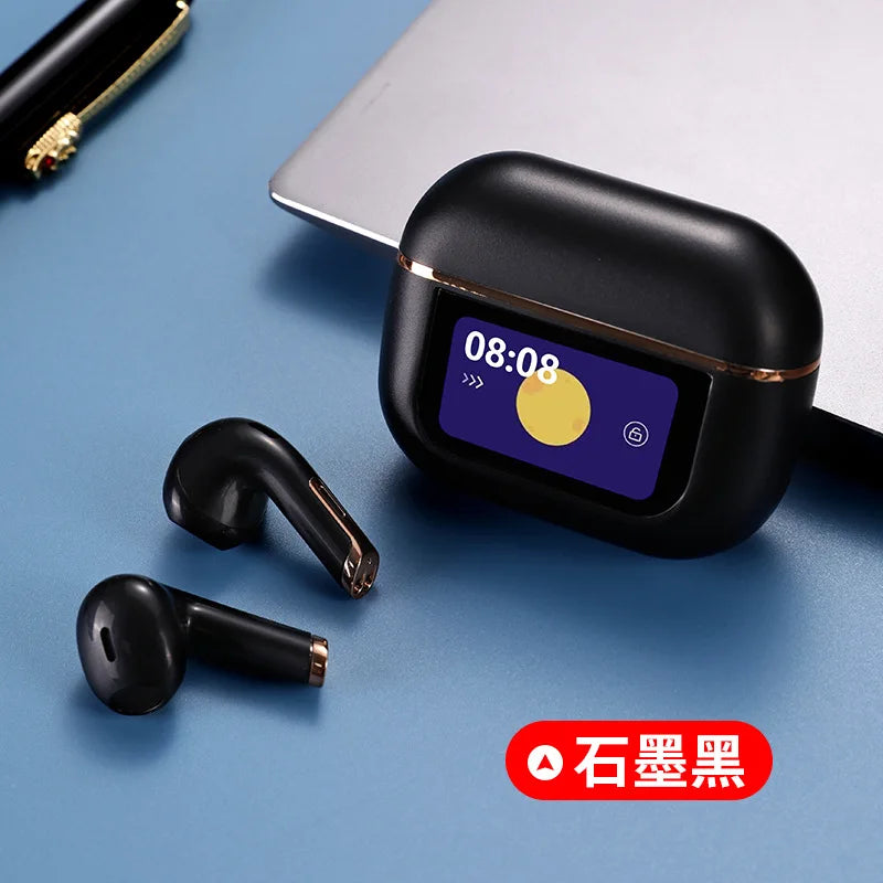 JMT-767434 Wireless In-Ear Headset with ENC, LED Battery Indicator, and Smart Display
