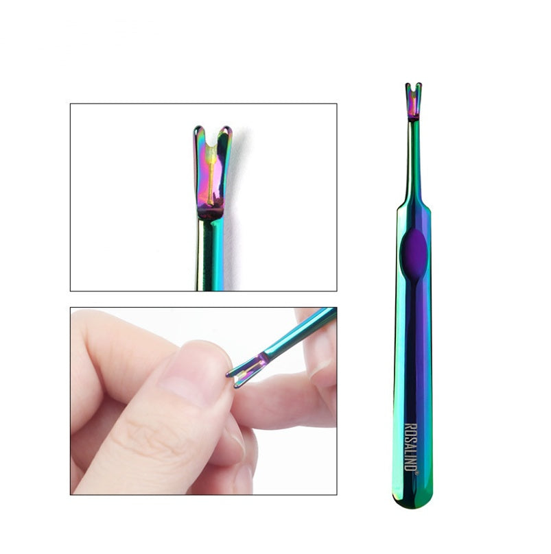 JMT-767562 Dead Skin Fork Tool for Nail Care - 11cm Length