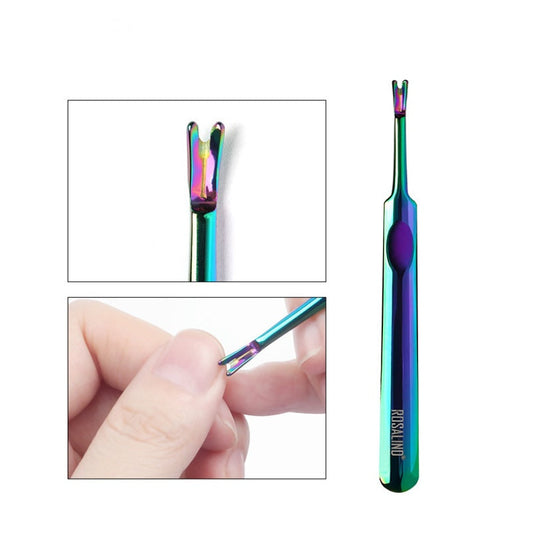 JMT-767562 Dead Skin Fork Tool for Nail Care - 11cm Length